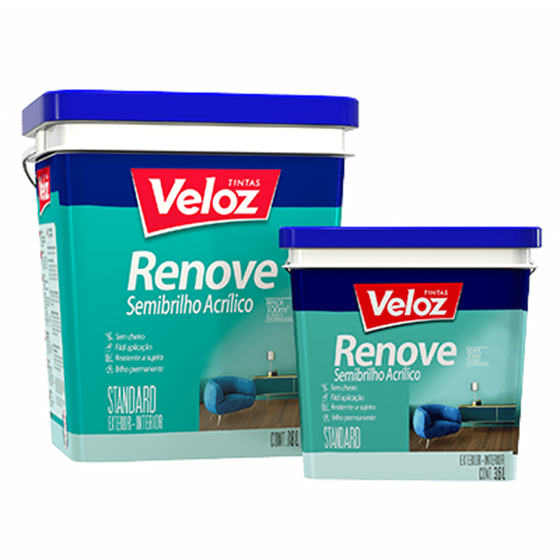 TINTA VELOZ S/BRILHO PEROLA 3,600 LTS