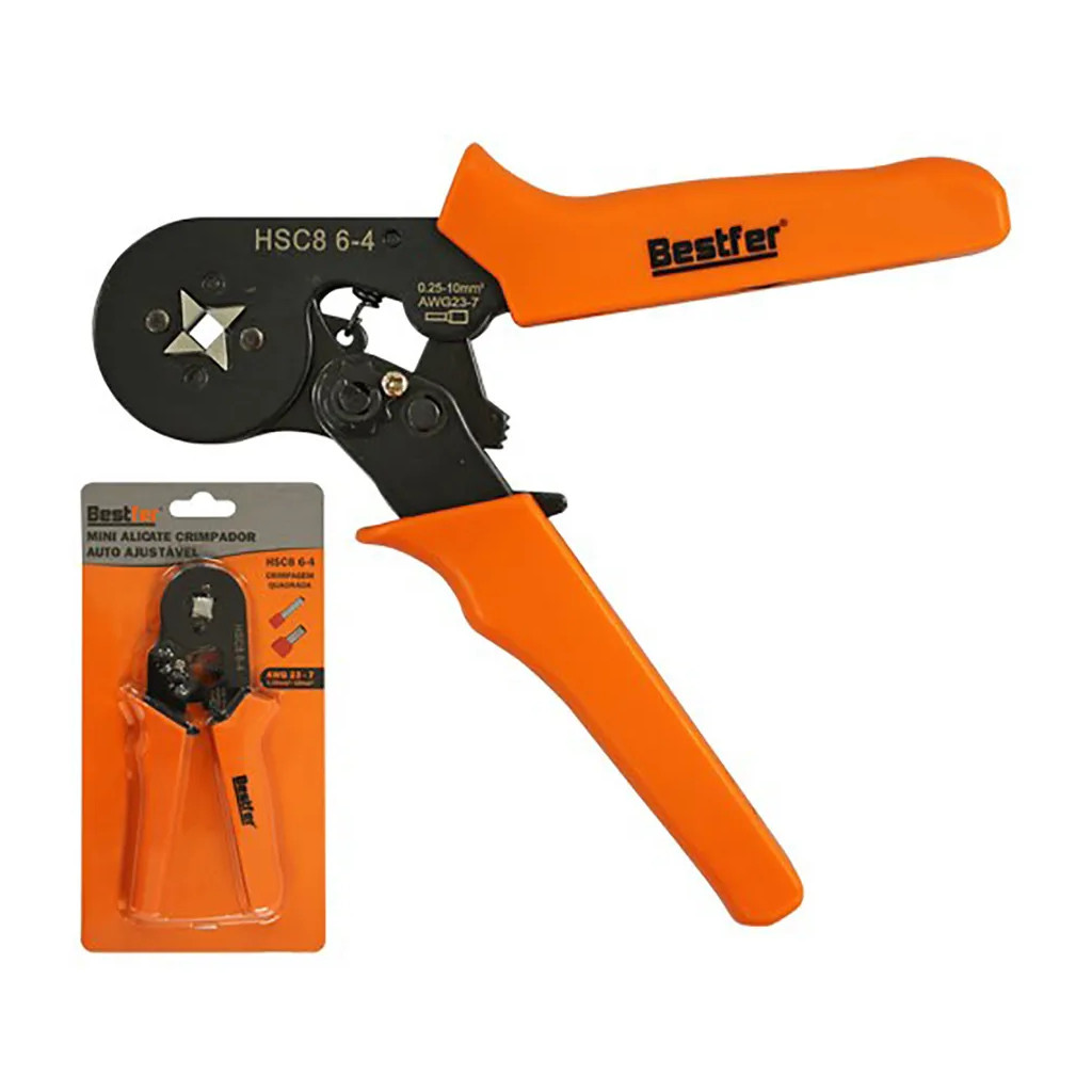 ALICATE GRIMPAR TERMINAL AJUSTAVEL BESTFER BFH2374