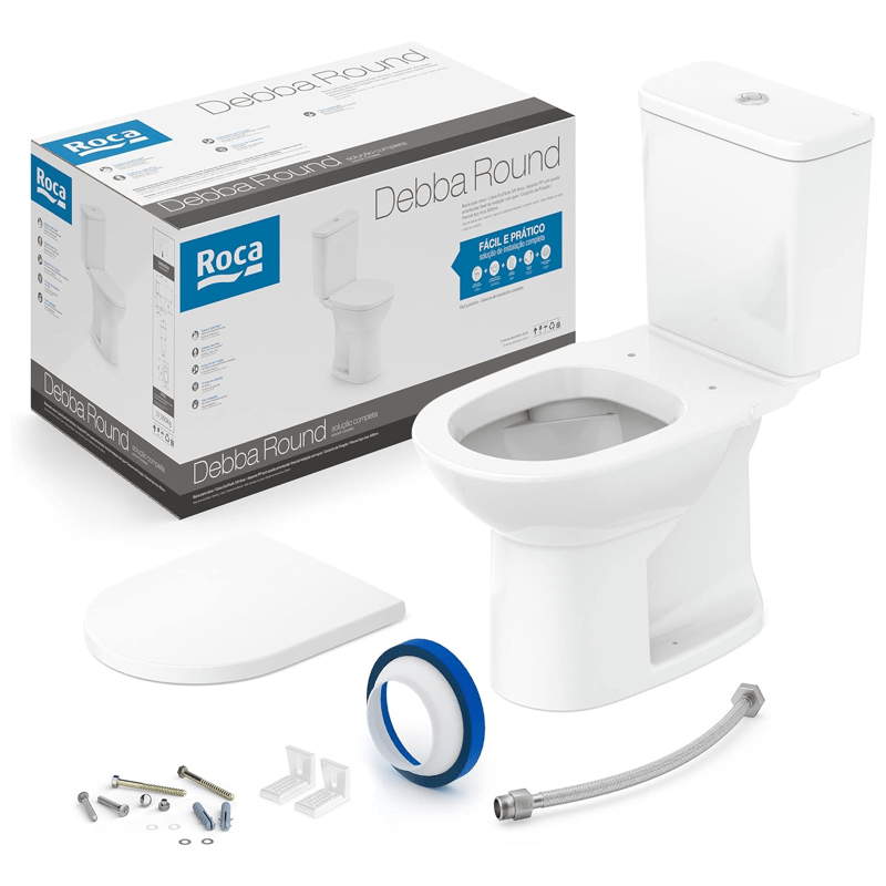 VASO ROCA ROUND  SANIT ACOP. BCO KIT COMPLETO
