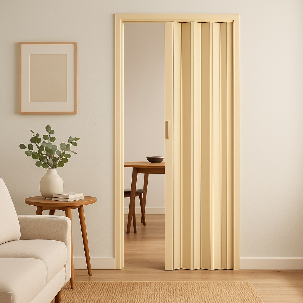 PORTA SANFONADA 0,60X2,10M BEGE   MULTILIT