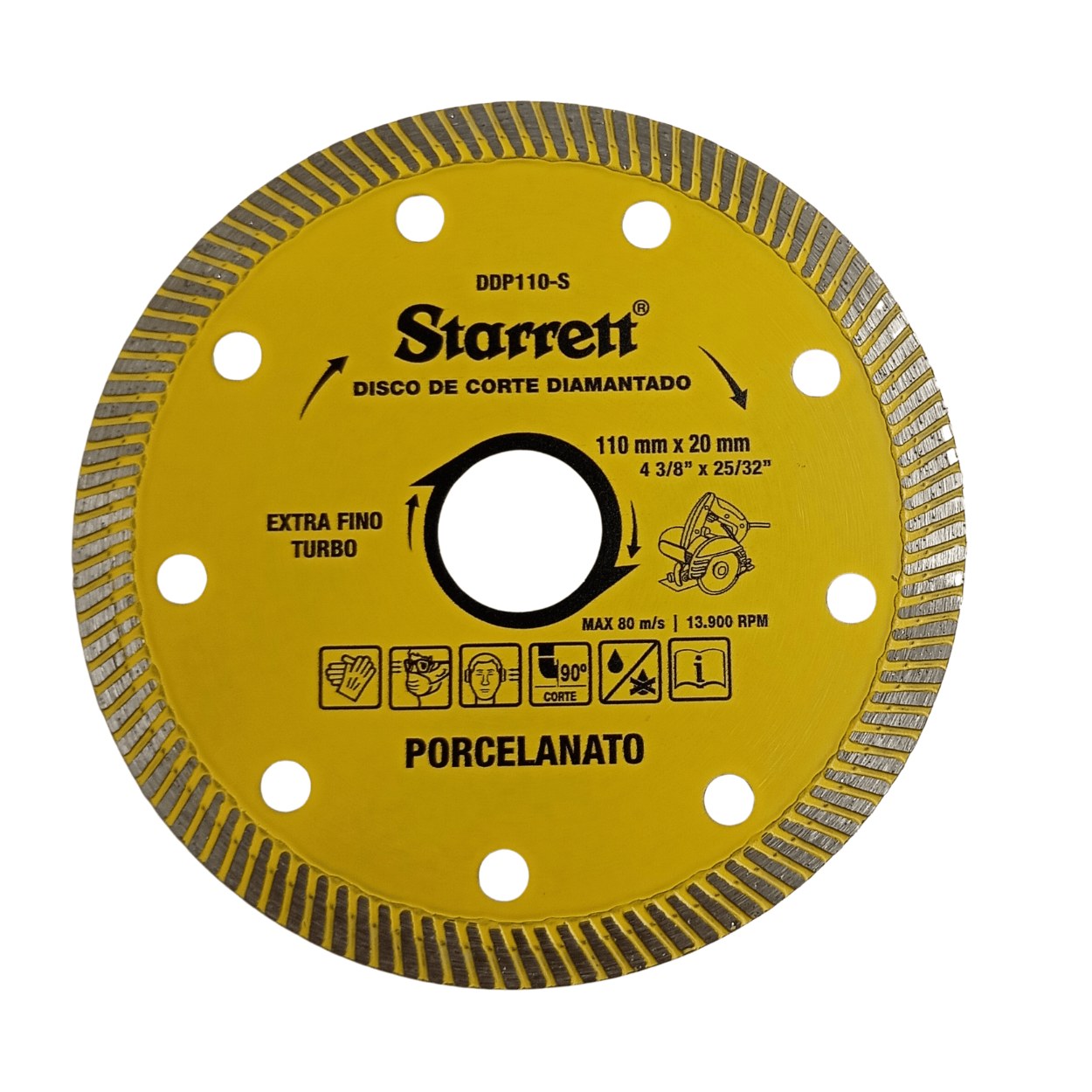 DISCO DIAM. FINO PARAMAX 110X20MM P/PORCELANATOS