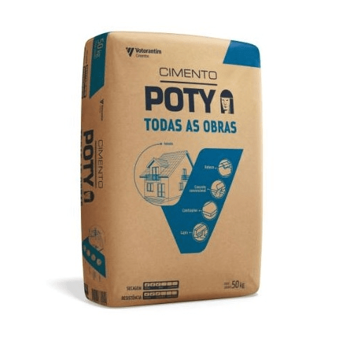 CIMENTO POTY TODAS AS OBRAS 50KG CP-II F/32