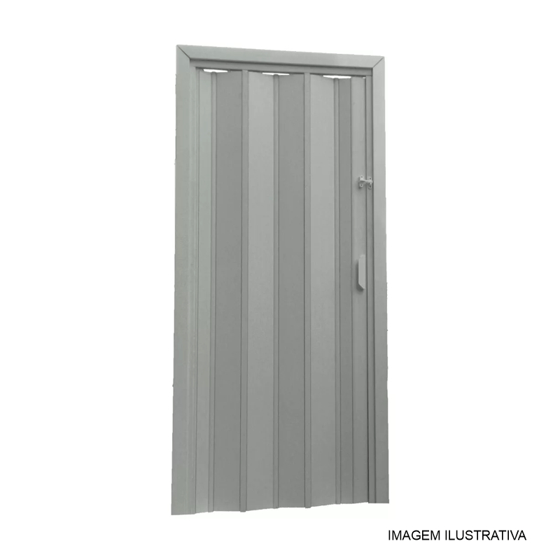 PORTA SANFONADA 0,72X2,10M CINZA  MULTILIT