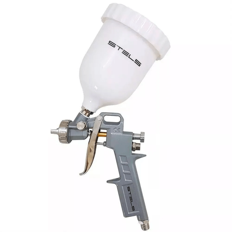 PISTOLA PINTURA DE GRAVIDADE 600ML STELS