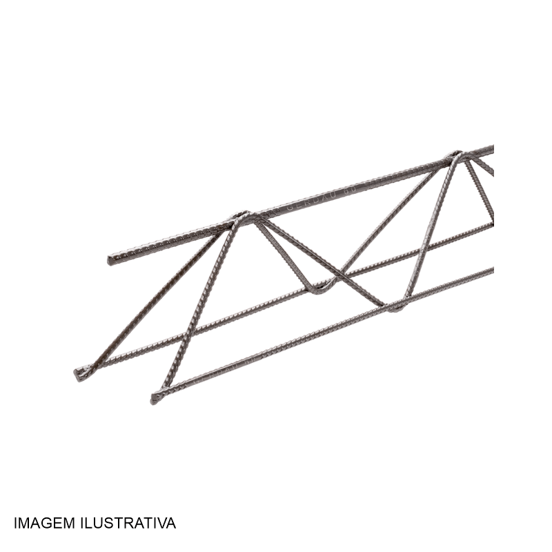 TRELICA (TG-8L) C/12M PESADA GERDAU 6/4.2/4.2MM