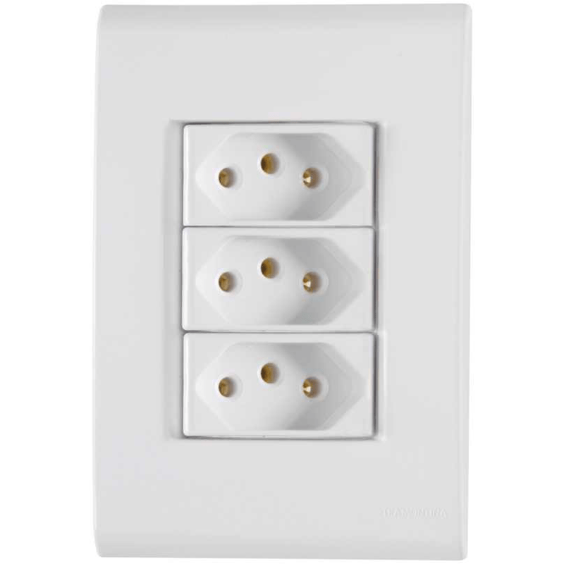 TOMADA TABLET TRIPLA 20AMP 4X2 57240/079
