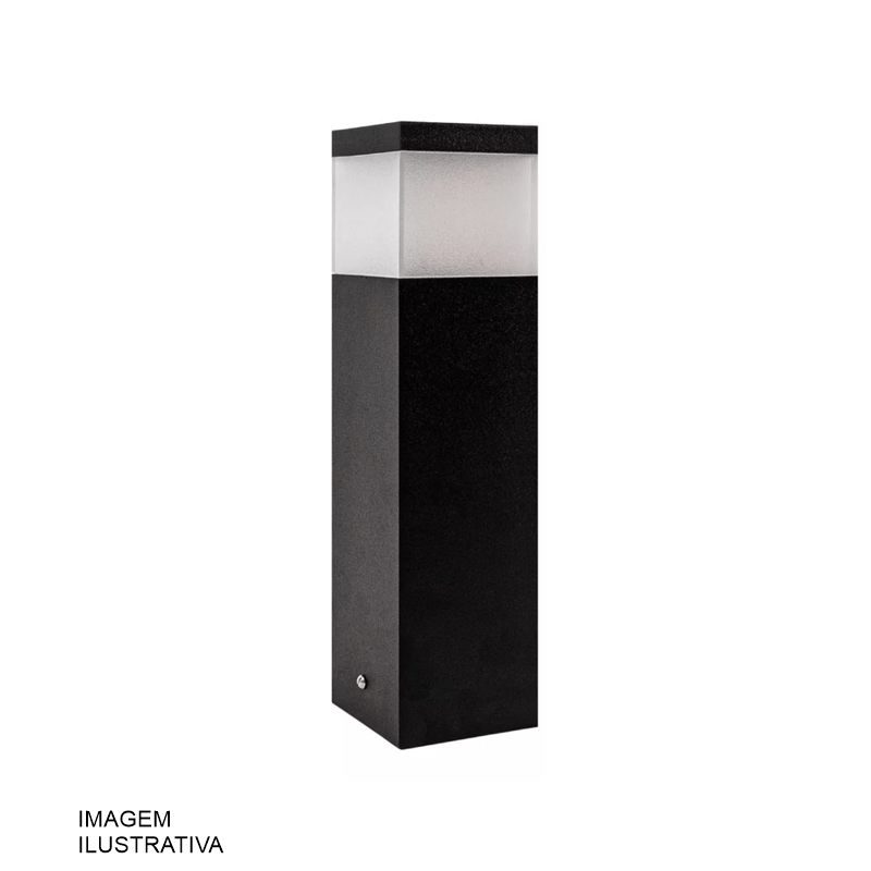 POSTE BALIZADOR ACO ESCOVADO 30CM 114