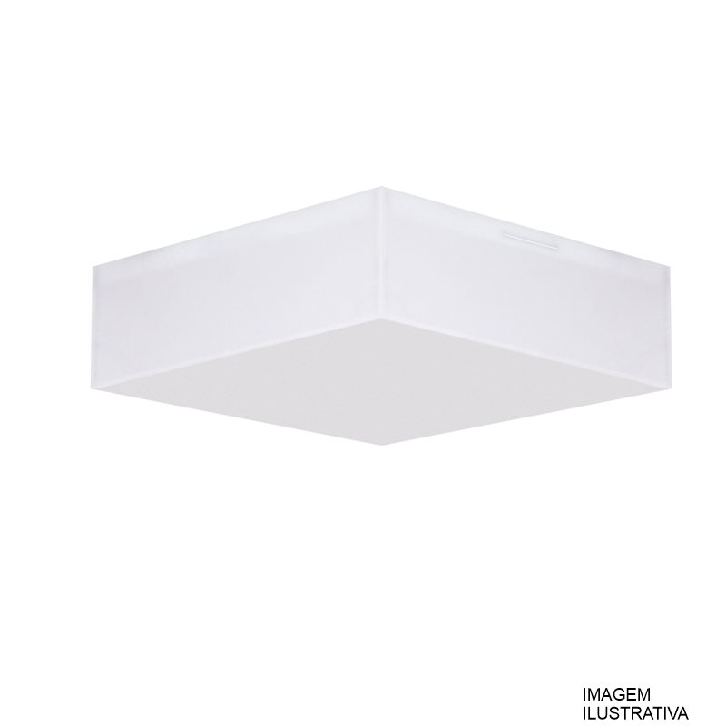 PLAFON QUAD. SOBREPOR 44X44 ACRILICO 442/2