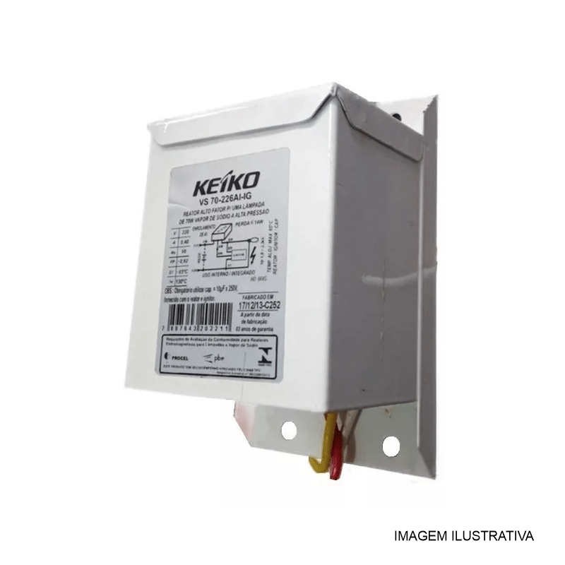 REATOR VAPOR SODIO  70W 226AE AF 220V KEIKO