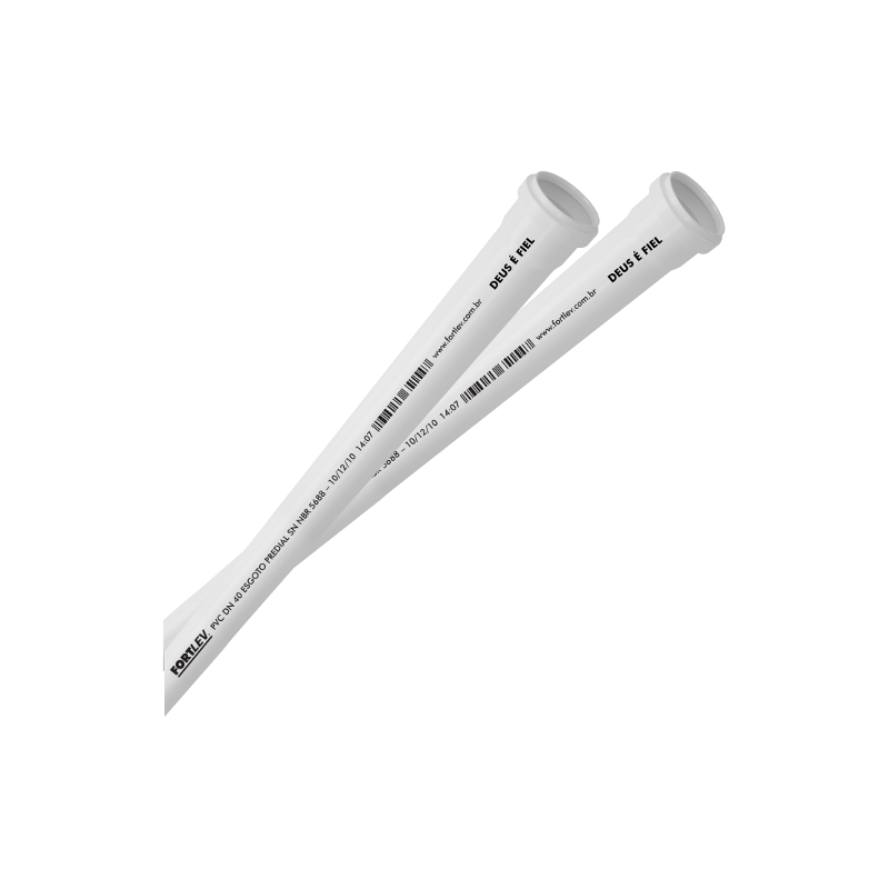 TUBO PVC ESGOTO   50MM FORTLEV NBR/5688