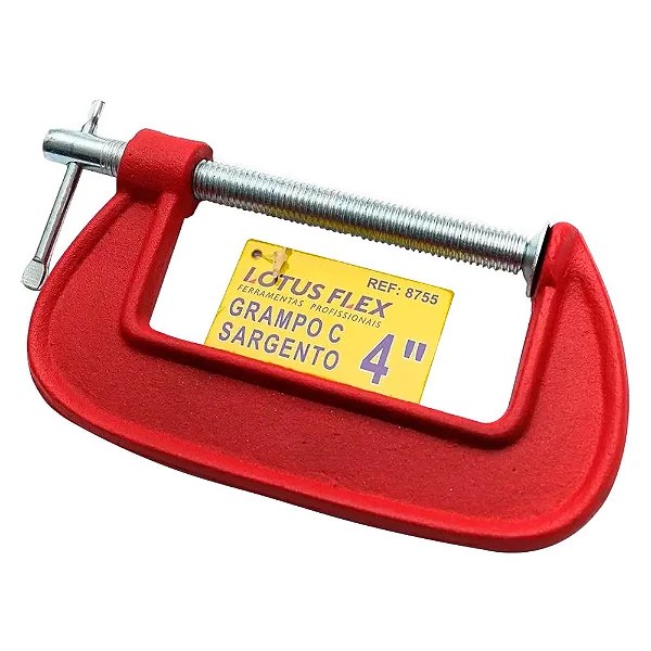 GRAMPO FIXACAO TIPO C 10" 4312
