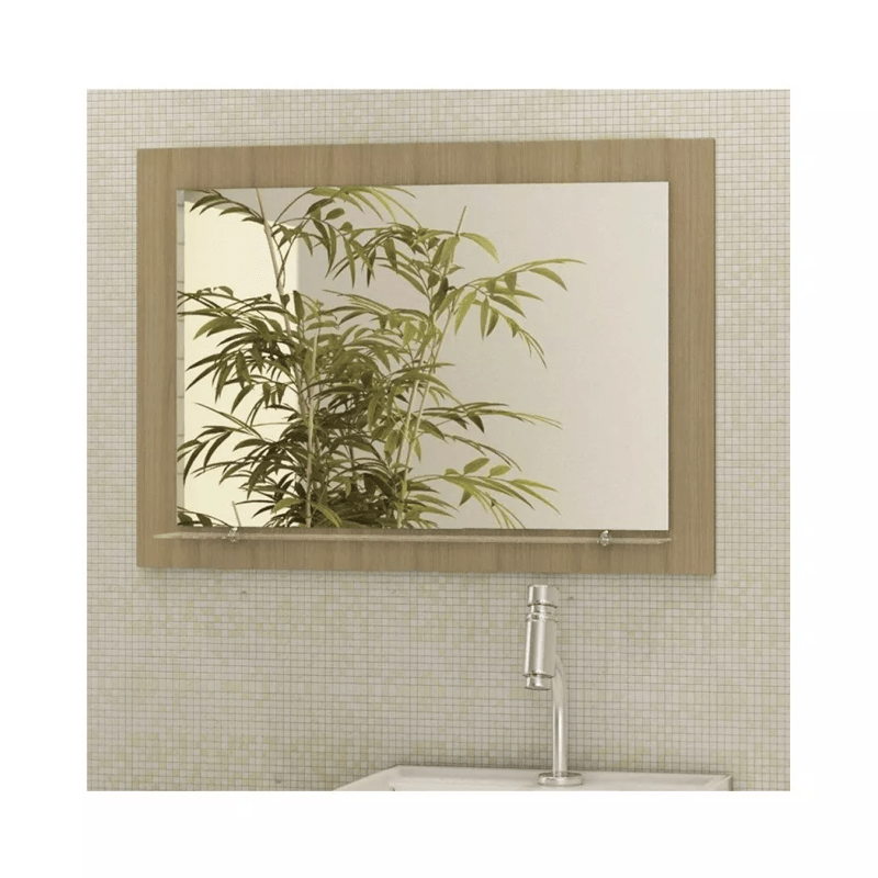 ESPELHO MGM VALENCIA 70X50 NOGUEIRA
