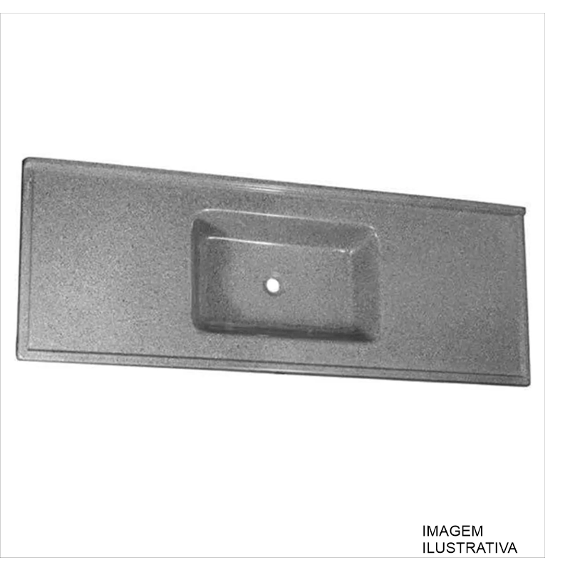 PIA DE FIBRA 1,20X50 CINZA FIBRAÇO