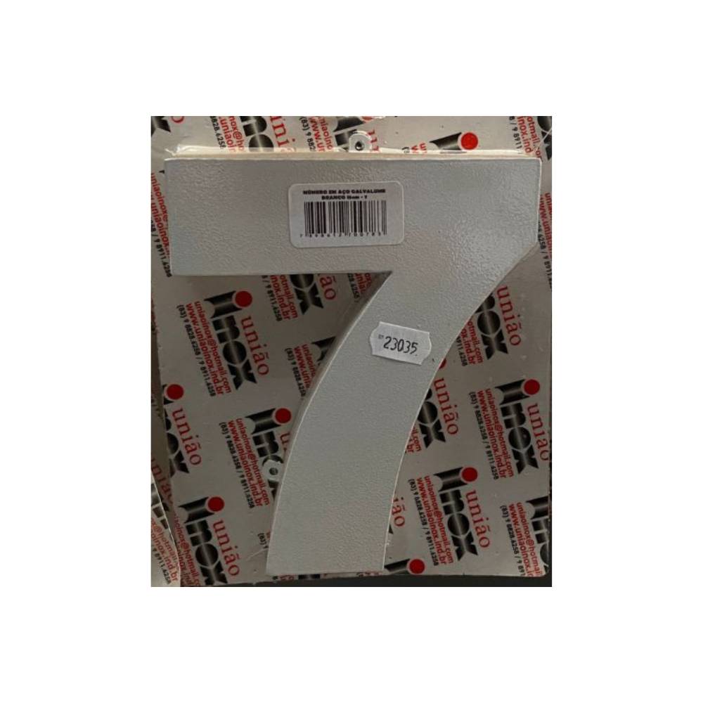NUMERO RESID ACO INOX 15CM ( 0 )
