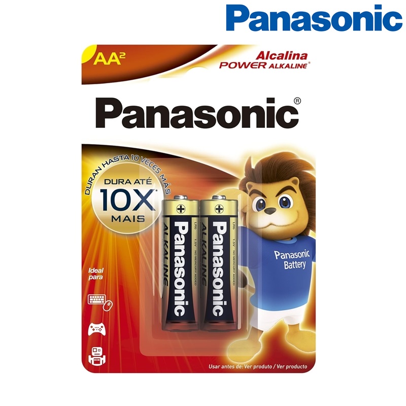 PILHA PANASONIC POWER ALCAL. PALITO AAA C/2UN