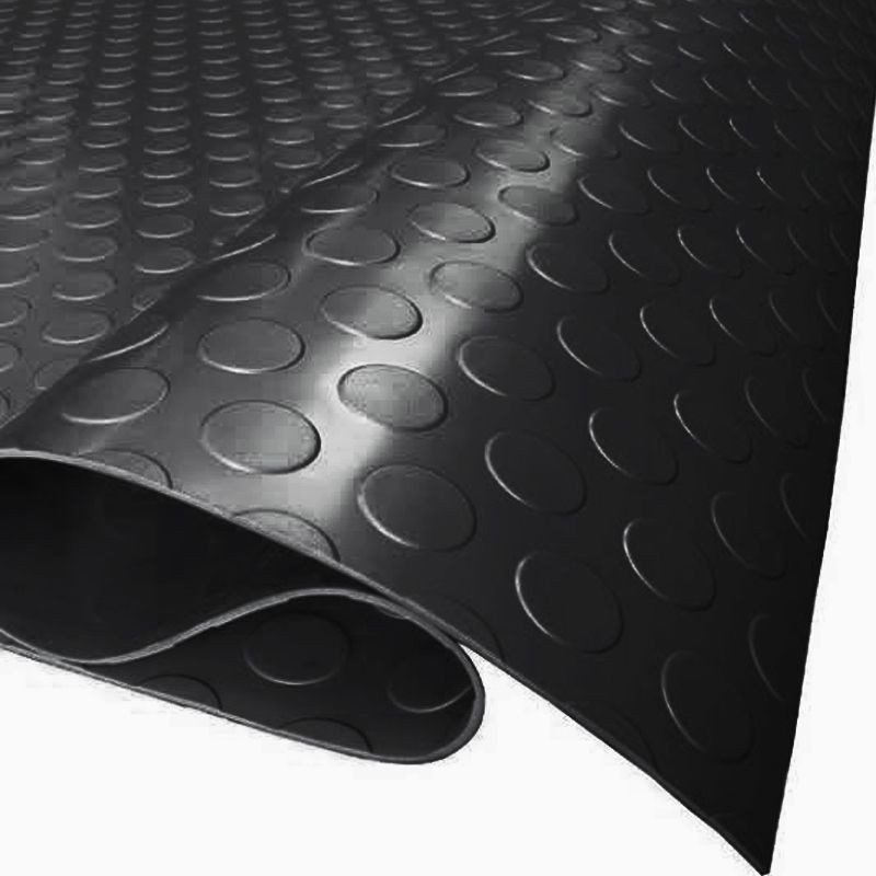 PISO DE BORRACHA LAMINADO LISO 1,30MT (2MM)