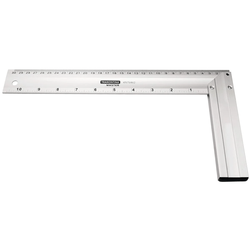 ESQUADRO  CB ALUM. 12" 30CM TRAMONTINA MASTER