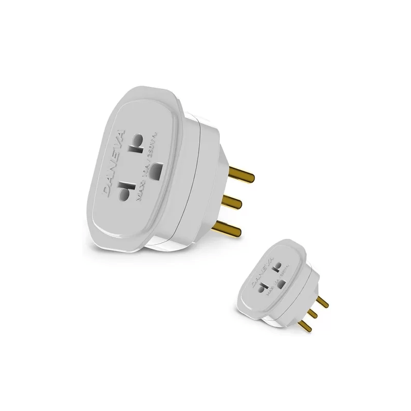 PINO ADAP 2P+T UNIVERSAL 10A/250V DANEVA