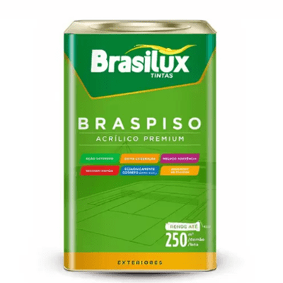 TINTA PISO  BRASIPISO CINZA  18L